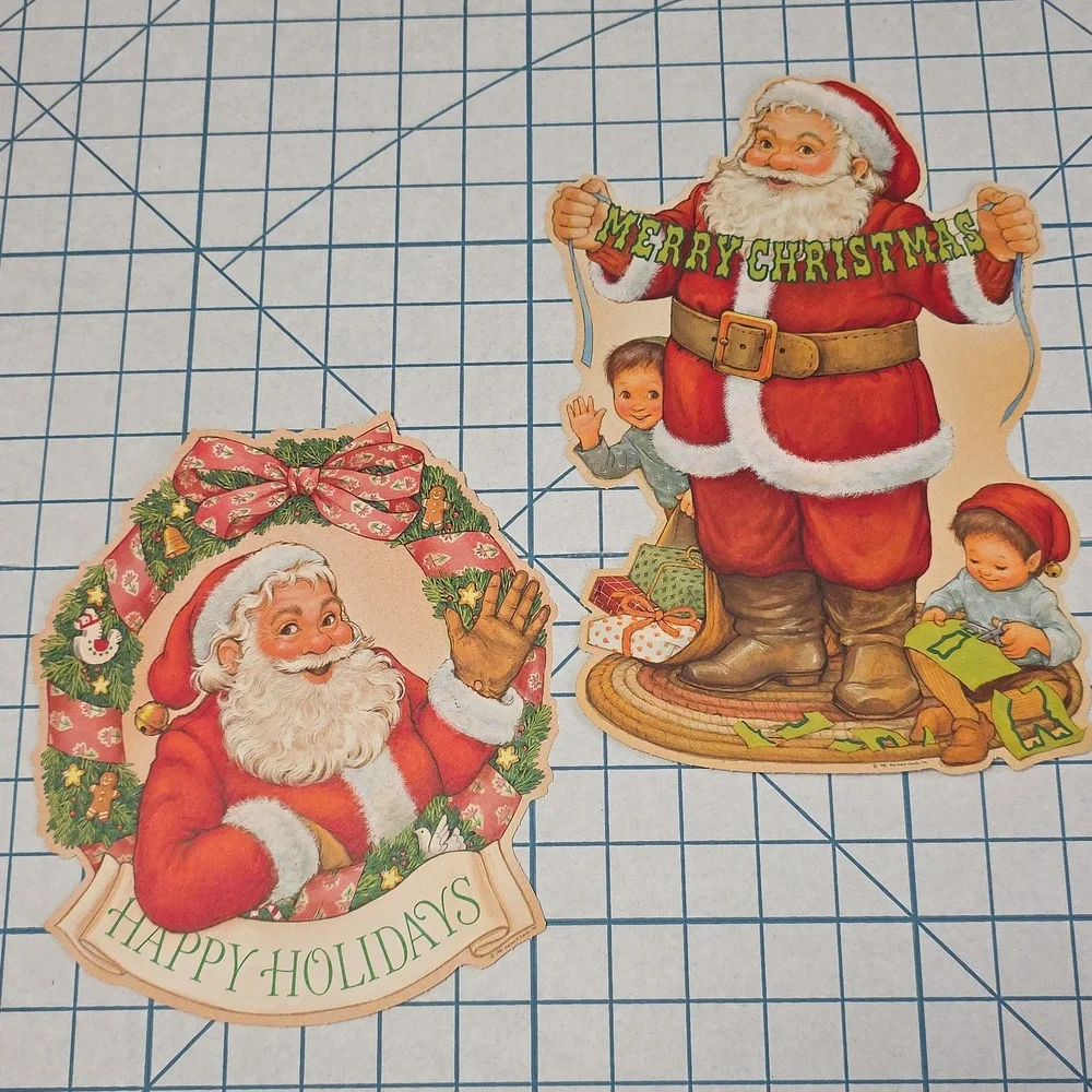 Hallmark Cards Inc Santa Holiday Decorations 1981,‎ Vintage